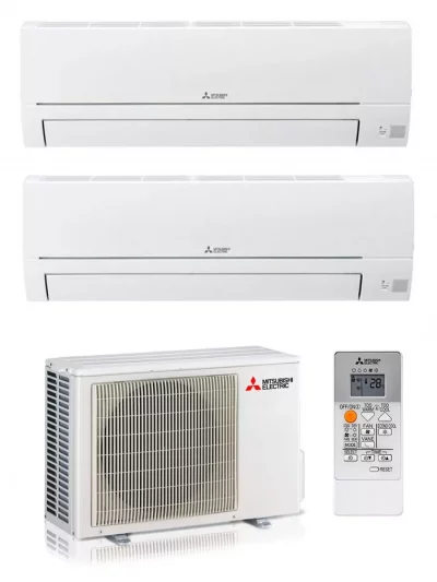 Air conditioning mitsubishi 2 indoor units