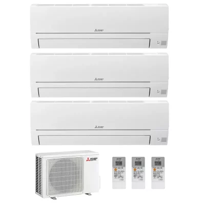 Air conditioning mitsubishi 3 indoor units