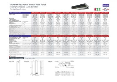 Mitsubishi PEAD-M R32 Ceiling Concealed Ducted System - Image 2