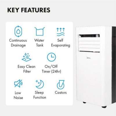 Comfee Air/Midea Portable Cooling AC Unit 2.1kW and 2.5kW - Image 2